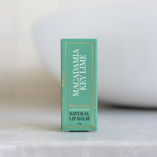 WILD EMERY NATURAL LIP BALM - Macadamia Key Lime