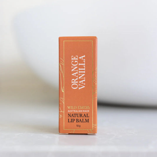 WILD EMERY NATURAL LIP BALM - Orange Vanilla