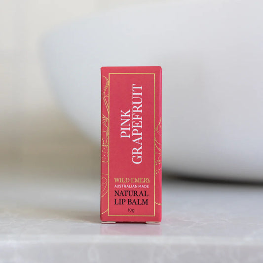 WILD EMERY NATURAL LIP BALM - Pink Grapefruit