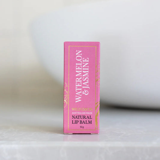 WILD EMERY NATURAL LIP BALM - Watermelon & Jasmine