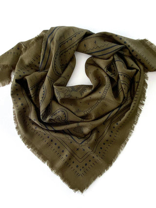 DARK HAMPTON SCARF - ELLIE COMPTON - THE YORKE
