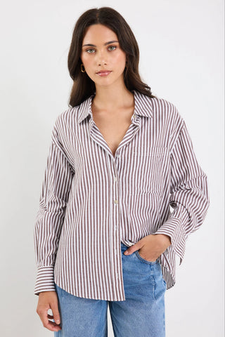STORIES TO BE TOLD - YOU GOT THIS SHIRT - Chocolate Stripe