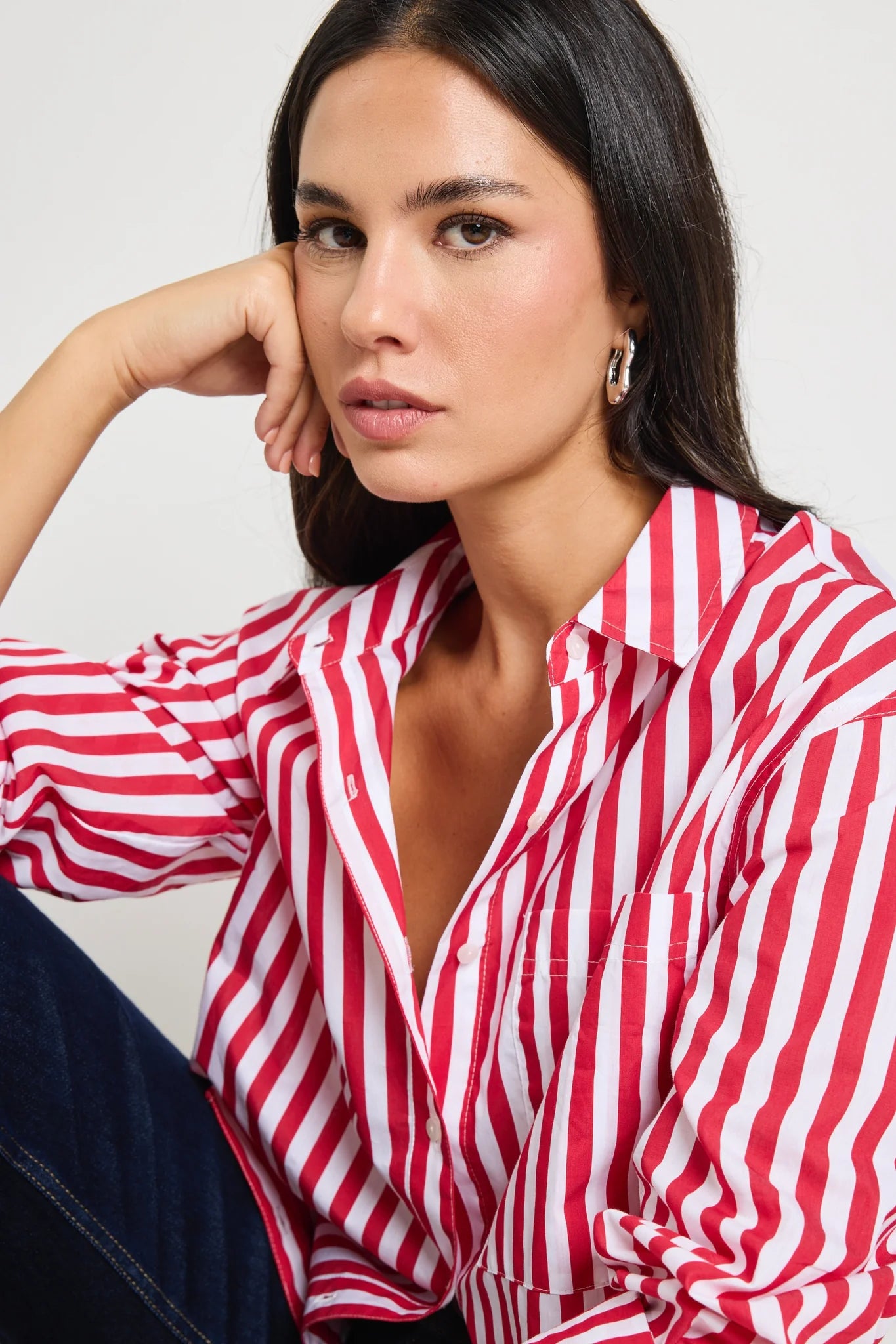 STORIES BE TOLD YOU GOT THIS OVERSIZED SHIRT - RED