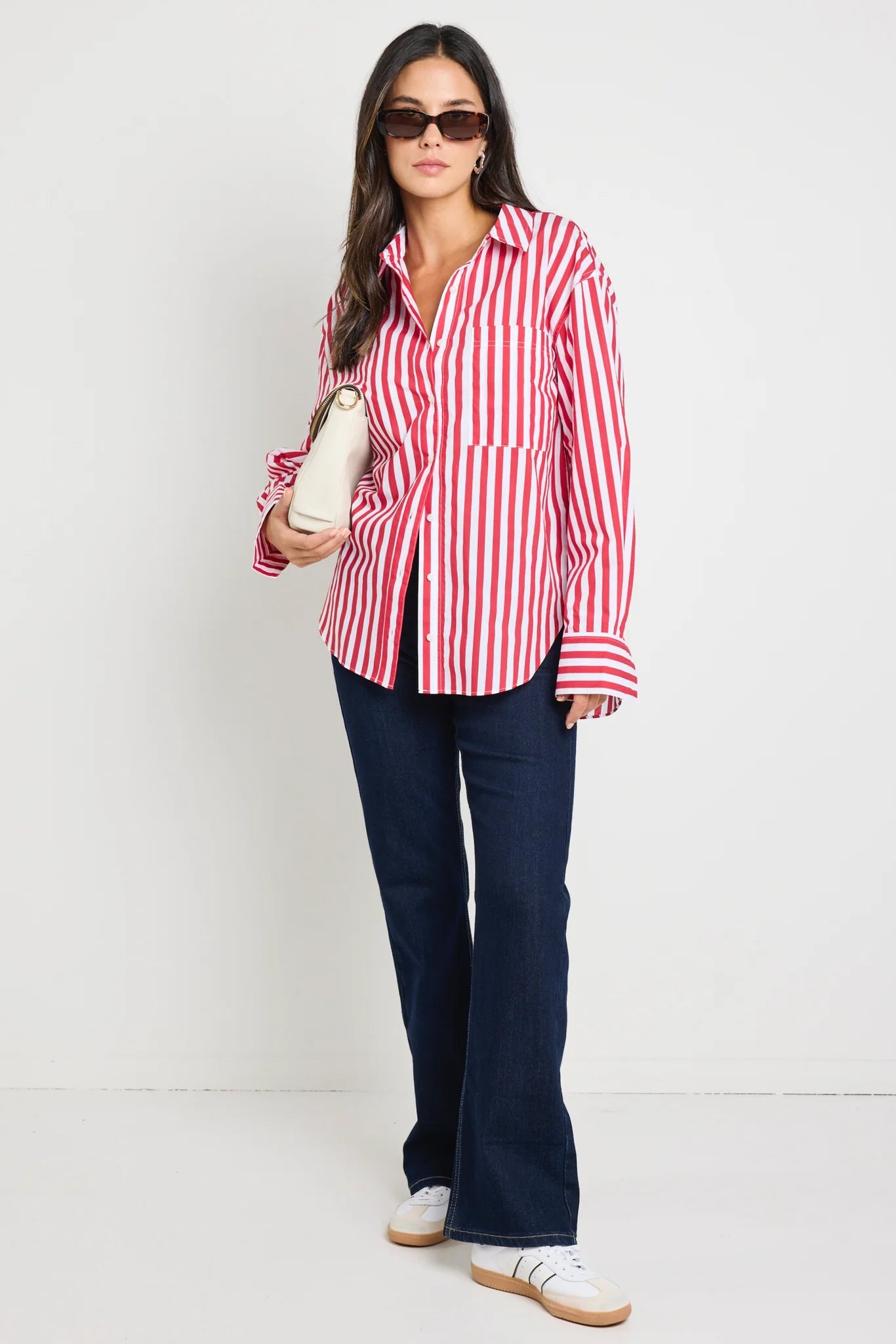 STORIES BE TOLD YOU GOT THIS OVERSIZED SHIRT - RED
