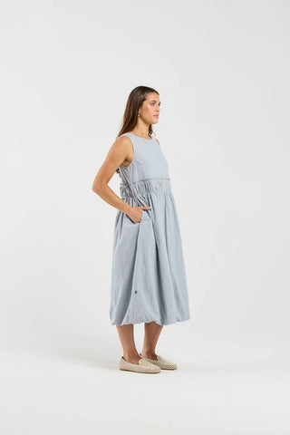 THING THING - TALLULAH DRESS - Stonewash