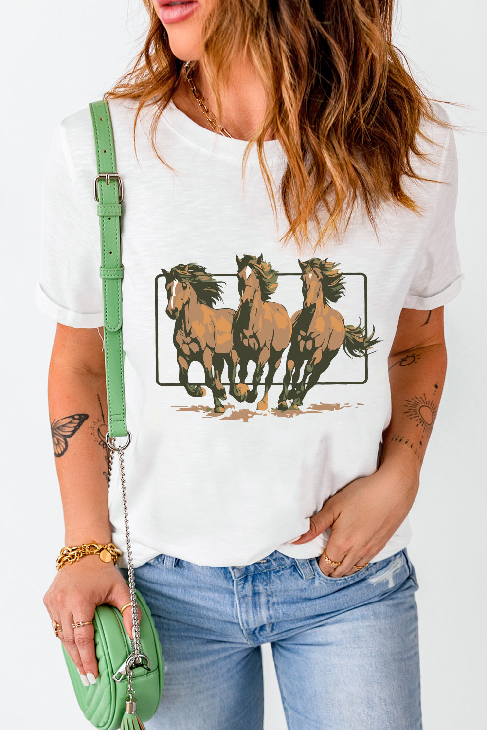 PRICKLE & POLLY - Wild horse tee