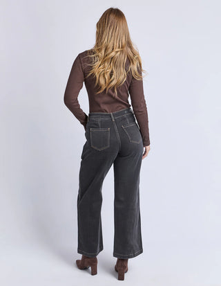 FOXWOOD - BALMY JEAN - Washed Black