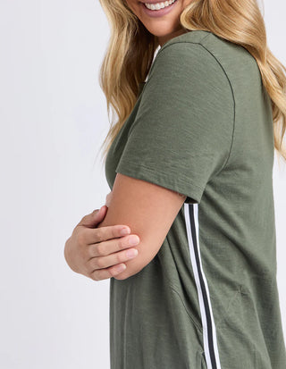 FOXWOOD BAY TAPE DRESS - Khaki