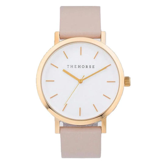 THE HORSE WATCH - Rose Gold /  Blush Leather