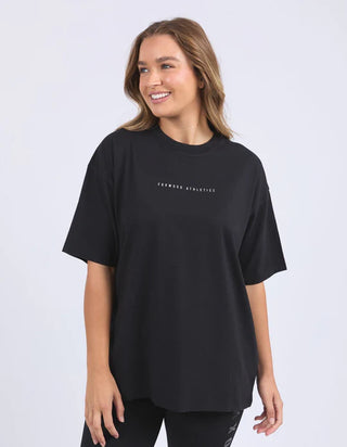 FOXWOOD Captain Tee Washed Black