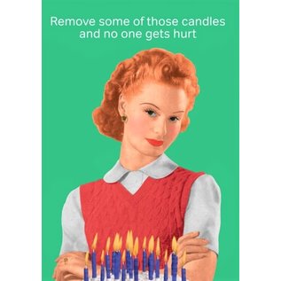 CATH TATE CARDS - REMOVE THOSE CANDLES