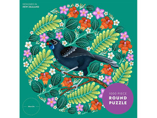 PUZZLE ROUND -  NORTH ISLAND KOKAKO 1000 PCE