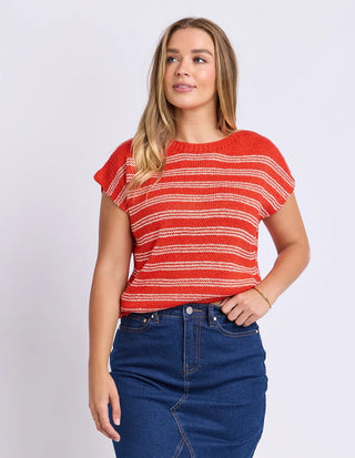 FOXWOOD - CLEO KNIT TOP - Grenadine