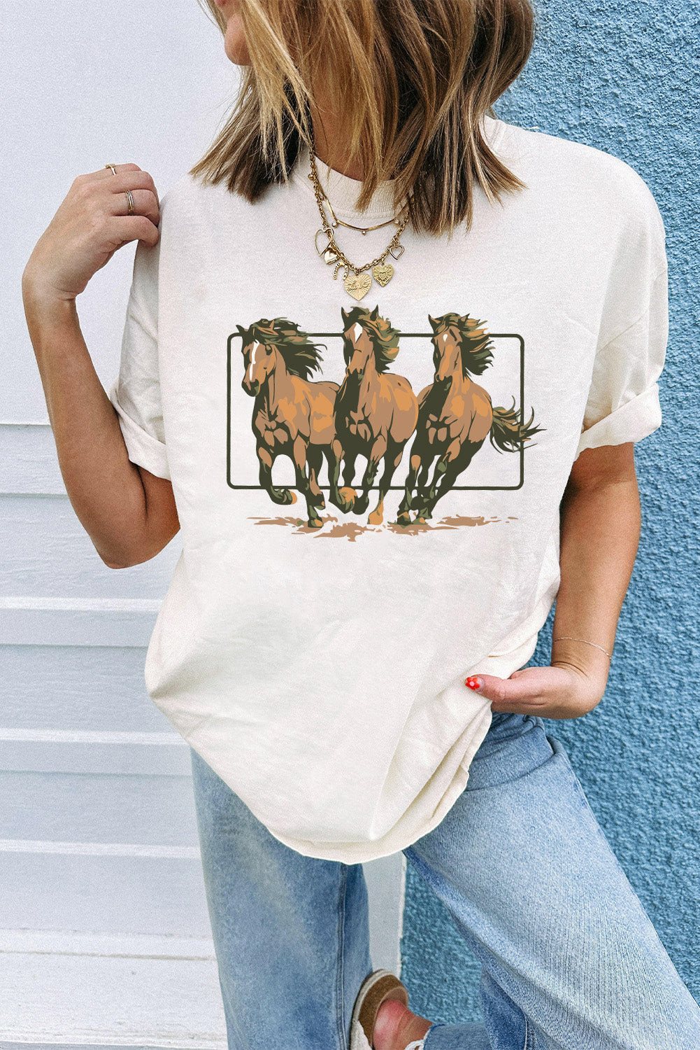 PRICKLE & POLLY - Wild horse tee