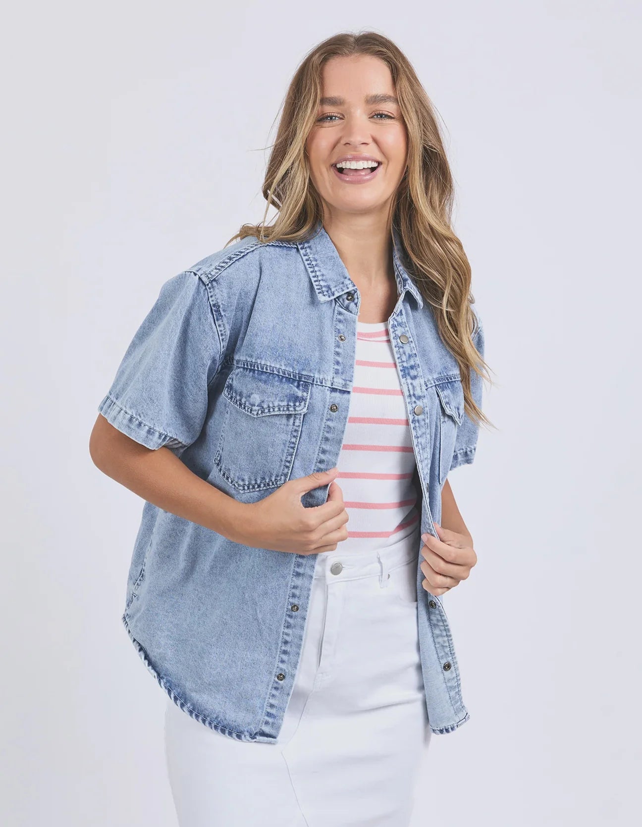 FOXWOOD DAISY SHIRT - Light Blue