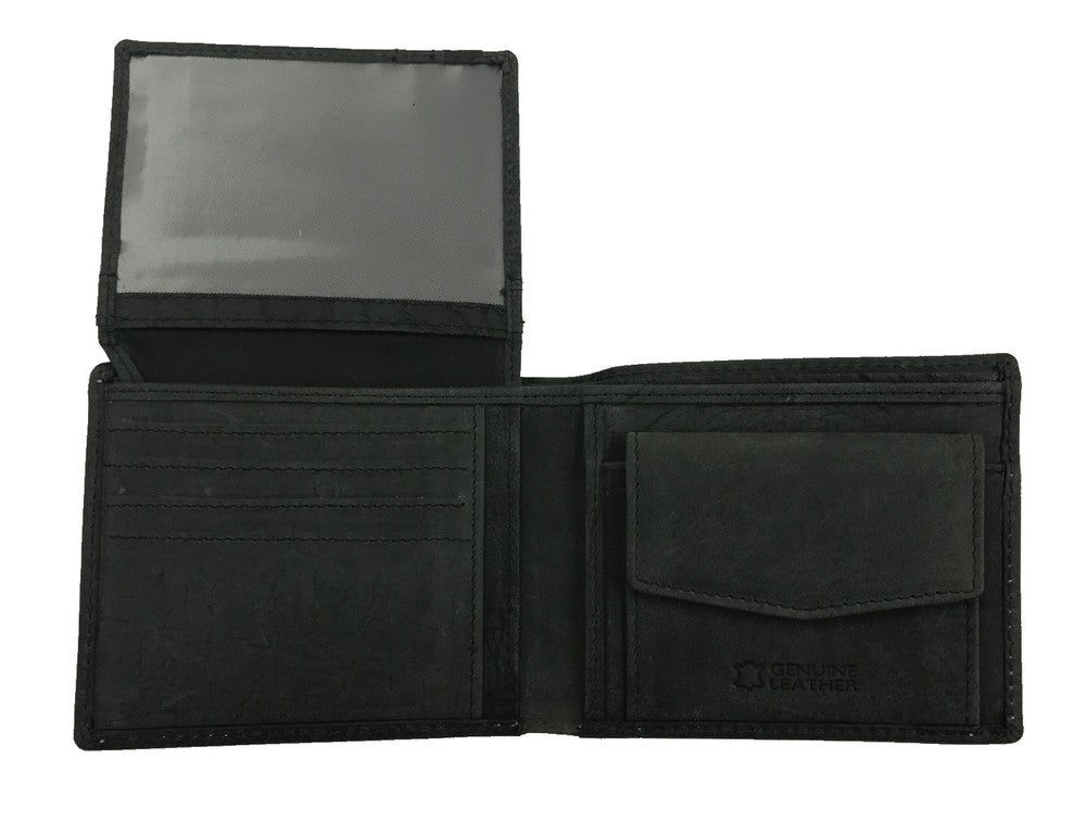 URBAN FOREST AMOS LEATHER WALLET - Black