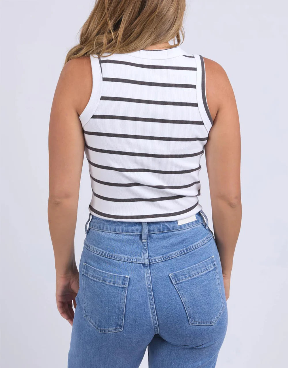 FOXWOOD IRIS TANK - White Stripe