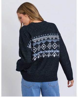 FOXWOOD PANORAMA KNIT - Navy