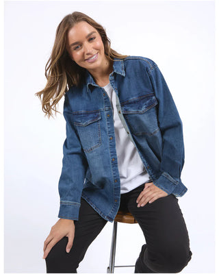 FOXWOOD DAISY OVERSHIRT - VINTAGE WASH