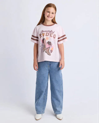 EVE GIRL DUSTY TEE - Pale Pink