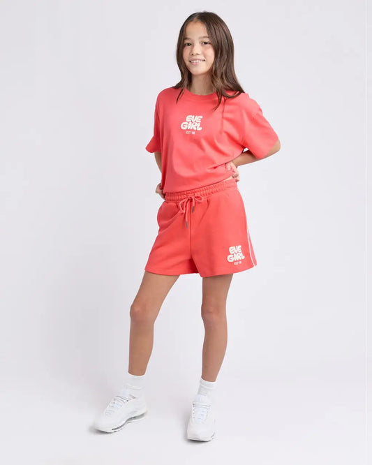 EVE GIRL SPORTS CLUB SHORT - Red