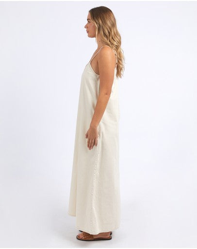 FOXWOOD ROMA DENIM DRESS - ECRU