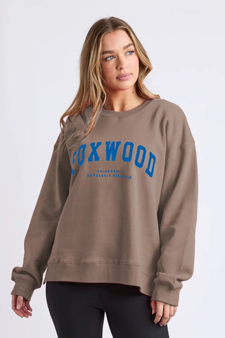 FOXWOOD INTERVAL CREW -Brown with Blue