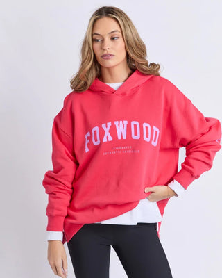 FOXWOOD INTERVAL HOODIE - RASP / NEON LILAC