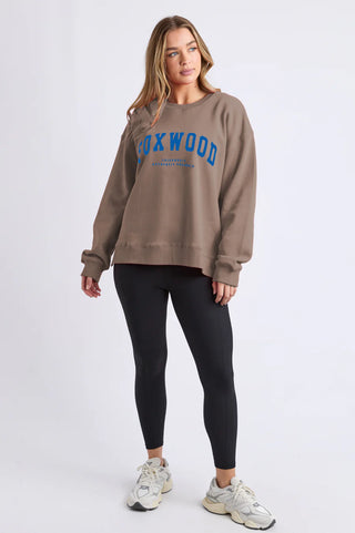 FOXWOOD INTERVAL CREW -Brown with Blue