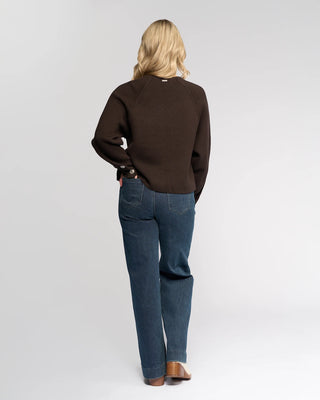 KNEWE JUNO SWEATER - Chocolate
