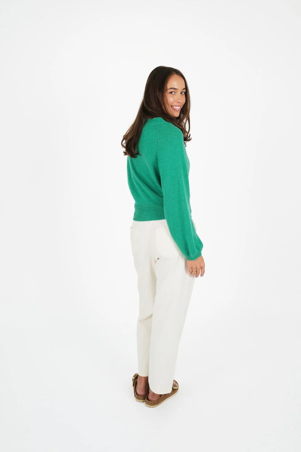 TITCHIE COLLIDE CARDI - GREEN