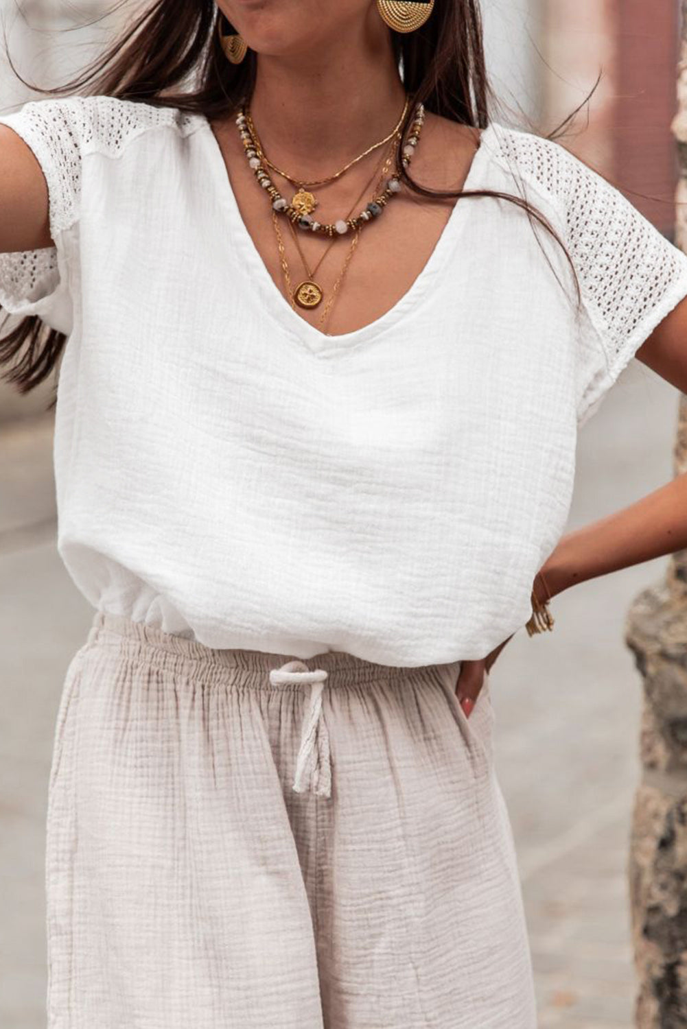 PRICKLE & POLLY - Lace Tee