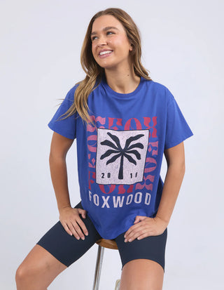 FOXWOOD LAZE TEE - Blue
