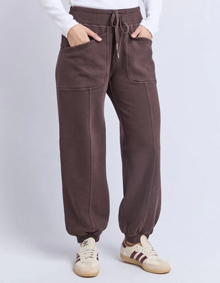 FOXWOOD - LEO TRACKPANT - Coffee
