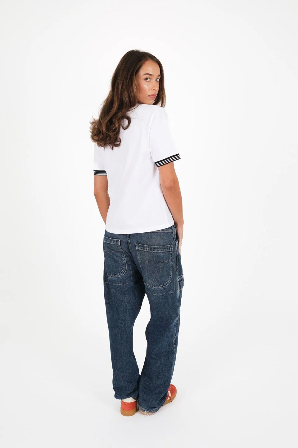 TITCHIE BELLA CONTRAST TEE - BLACK