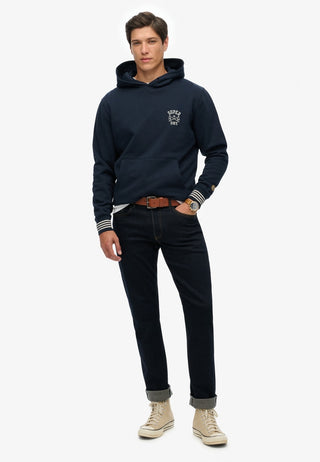 SUPERDRY ATHLETIC CLUB HOOD -Nautical Navy