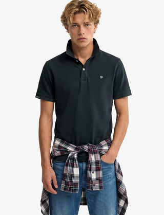 SUPERDRY VINTAGE DESTROY POLO - Eclipse Navy