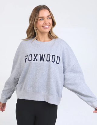 FOXWOOD SUNDAY CREW - Grey Marle