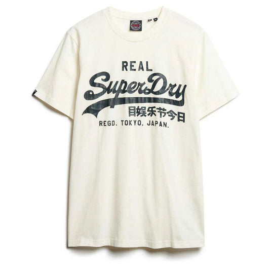 SUPERDRY CLASSIC GRAPHIC TEE - ECRU