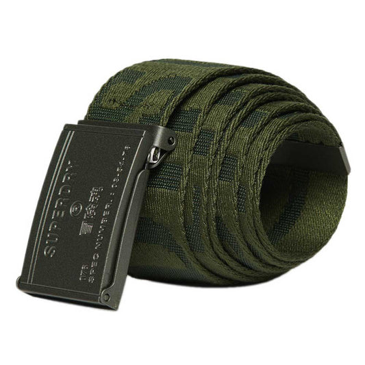 SUPERDRY VINTAGE WEBBING BELT - Army Green