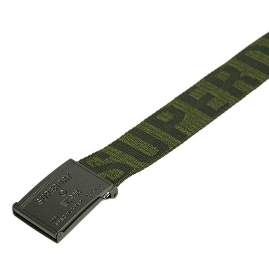 SUPERDRY VINTAGE WEBBING BELT - Army Green