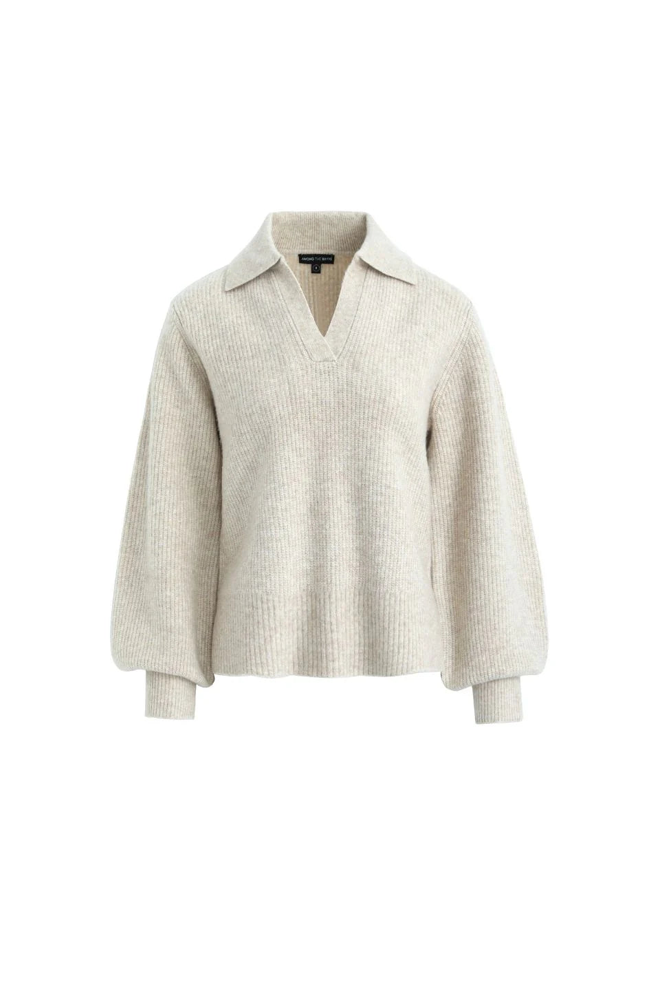 AMONG THE BRAVE - Truth Oat Collar Chunky Knit Jumper