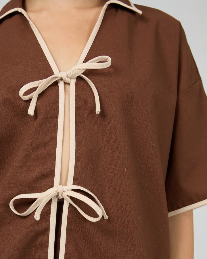 JORGE TYLER SHIRT - Brown