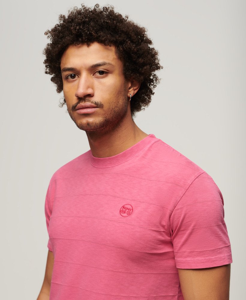SUPERDRY VINTAGE TEXTURE TEE - DESERT ROSE PINK