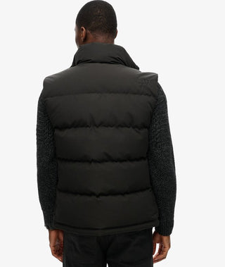 SUPERDRY NON  HOODED EVEREST GILET - Black