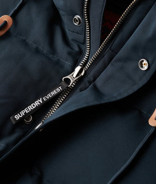 SUPERDRY - EVEREST HOODED PUFFER GILET - Eclipse Navy