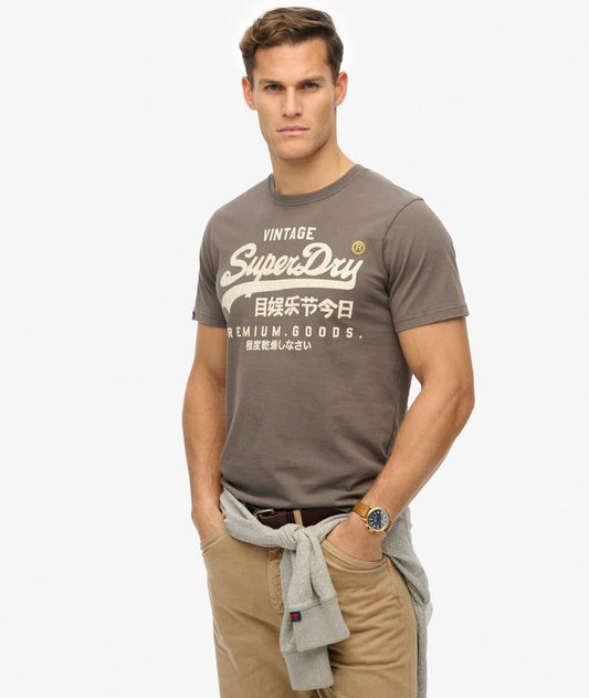 SUPERDRY WORKWEAR RELAXED TEE - Vintage Black