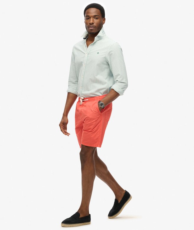 SUPERDRY ESSENTIALS WALK SHORT - Rose Red