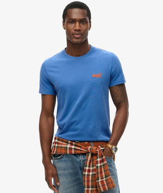SUPERDRY ESSENTIAL LOGO TEE -  Monaco Blue