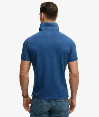 SUPERDRY -  VINTAGE DESTROY POLO - Bay Blue